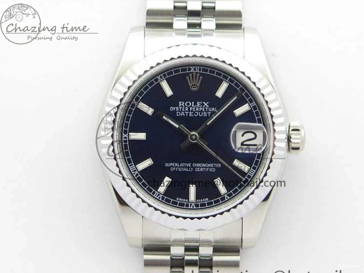 MiroTime 0227 Reliable Datejust 31mm 178274 SS GSF Best Edition Blue Stick Markers Dial on SS Jubilee Bracelet SEIKO NH05A 3048